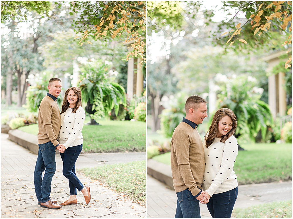 old louisville st. james court engagement session
