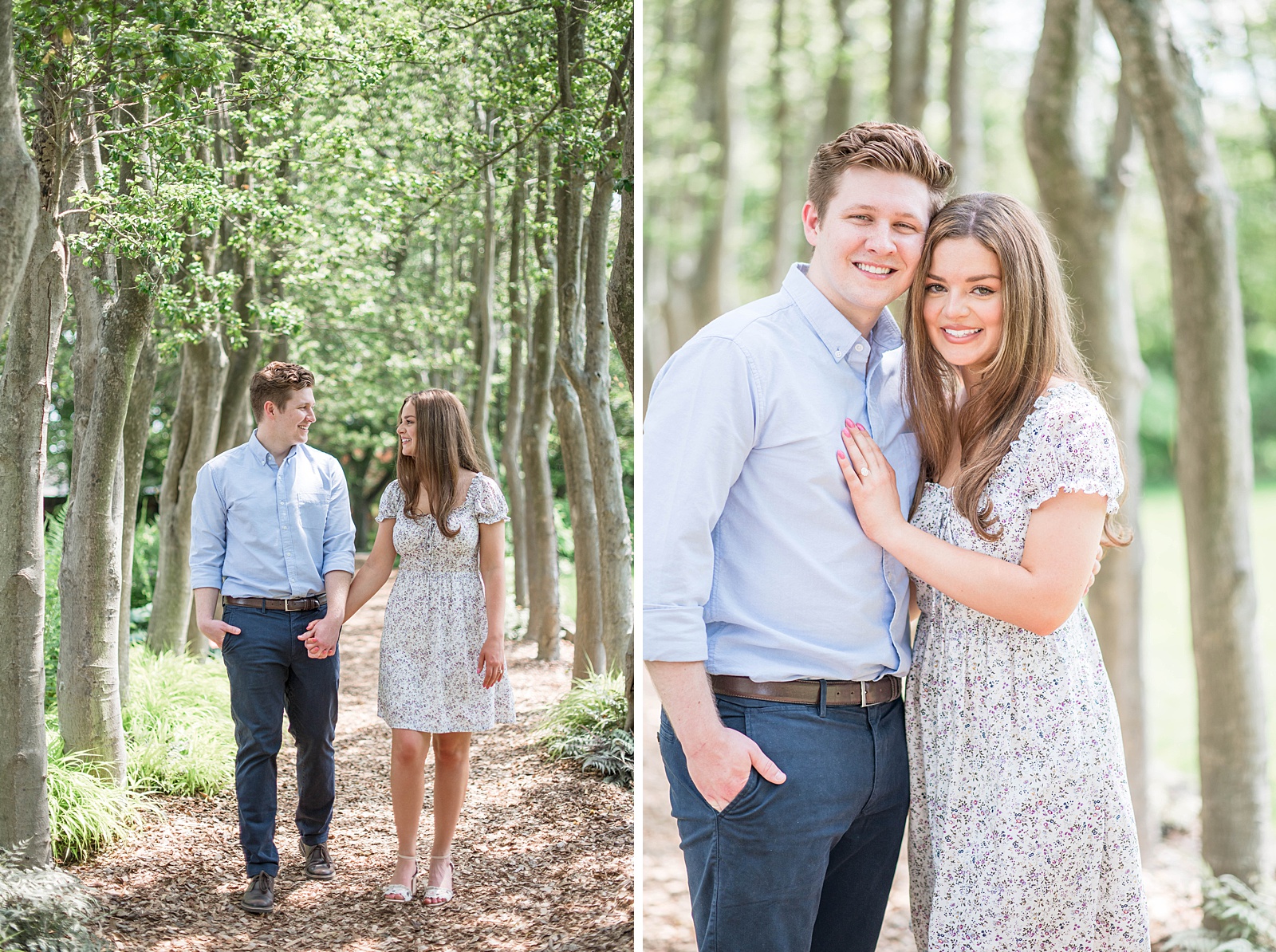 yew dell engagement session