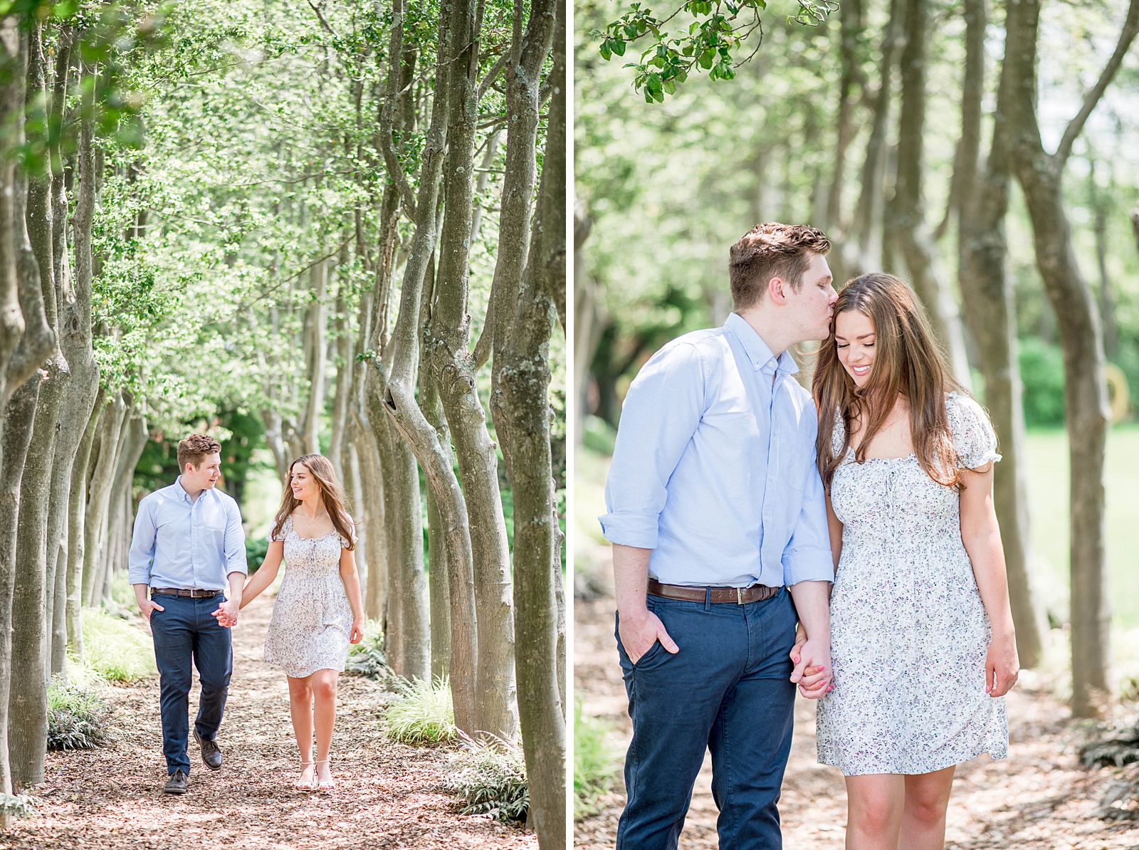 yew dell engagement session